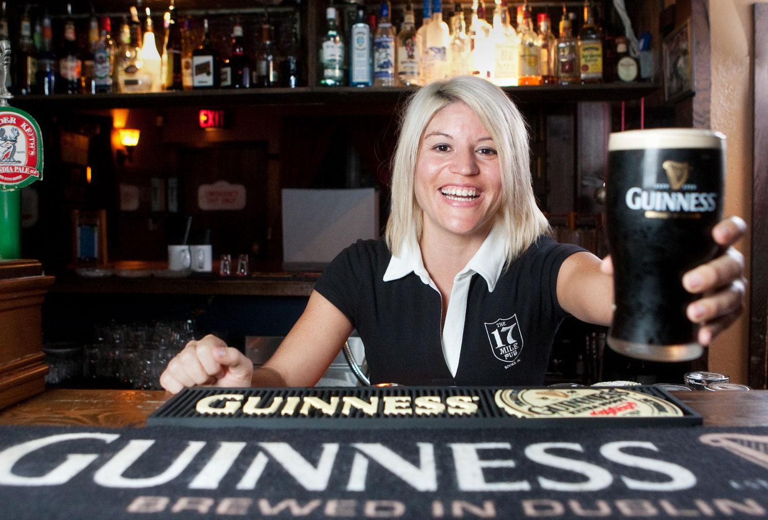 Specialties Perfect Guinness and Irish Coffee 17 Mile Pub